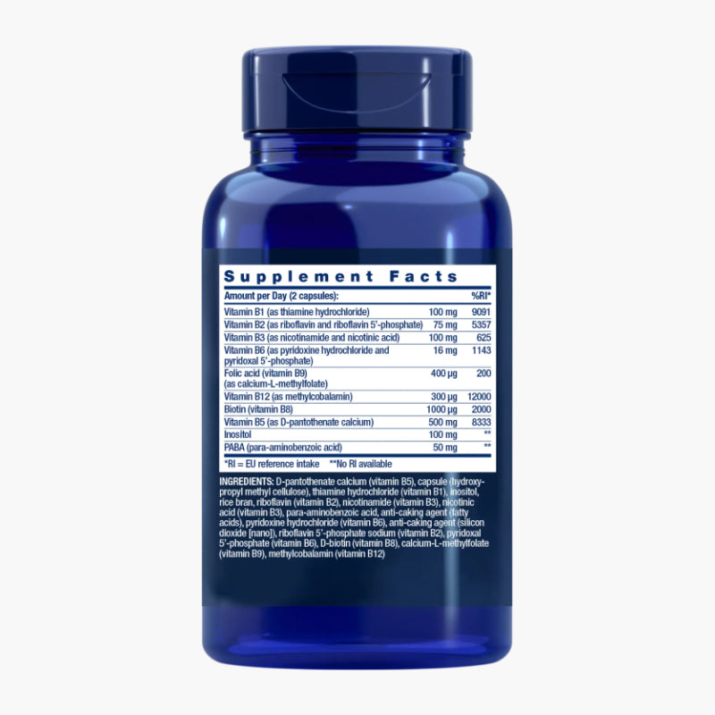 バイオアクティブコンプリート B コンプレックス BioActive Complete B-Complex 60粒 Life Extension